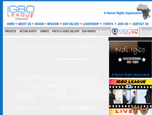 Tablet Screenshot of igboleague.org